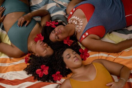 Textured waves x Slowtide collection, women of color, African American women, surfing, representation in the ocean, community,