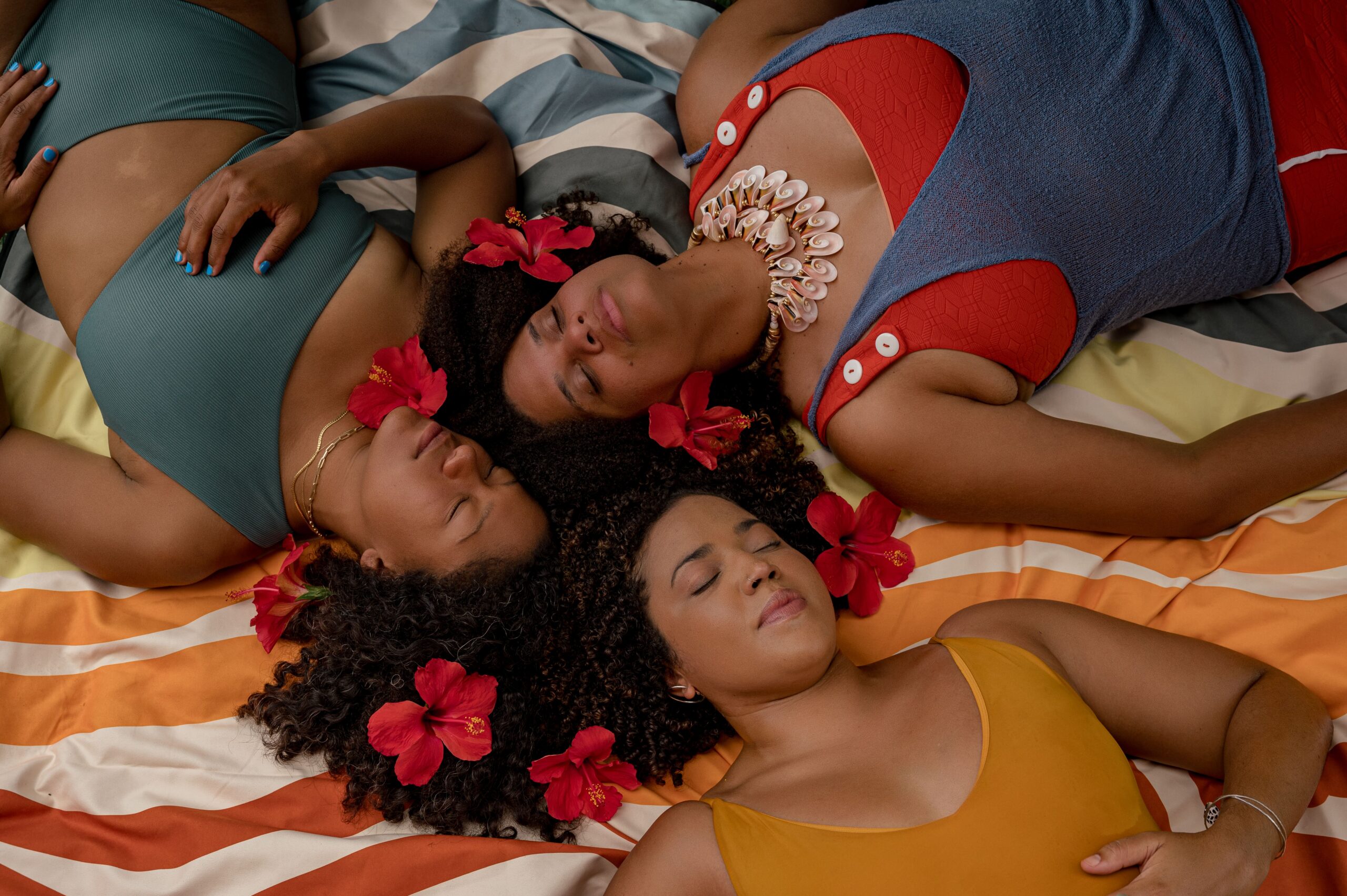 Textured waves x Slowtide collection, women of color, African American women, surfing, representation in the ocean, community,