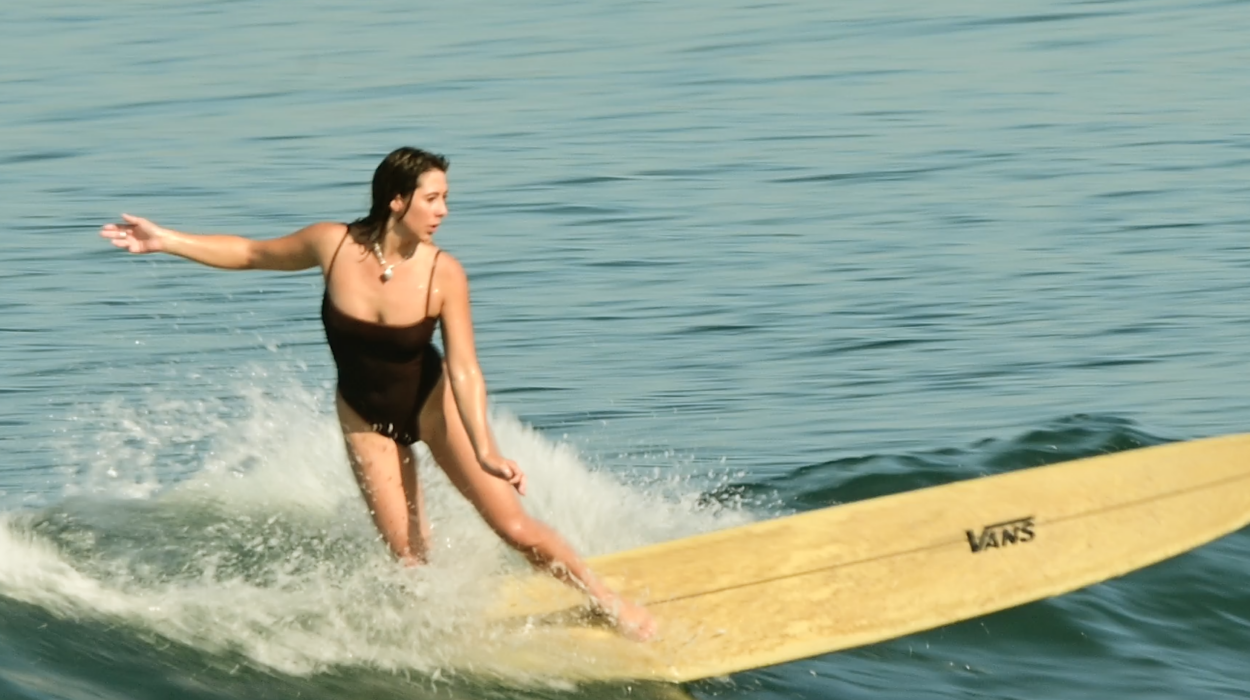 new surf film of karina rozunko , surfers journal, surfing, surfer, longboard, vans